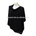 2016-2017 Fashion design wholesale knitted women pure wool cashmere poncho